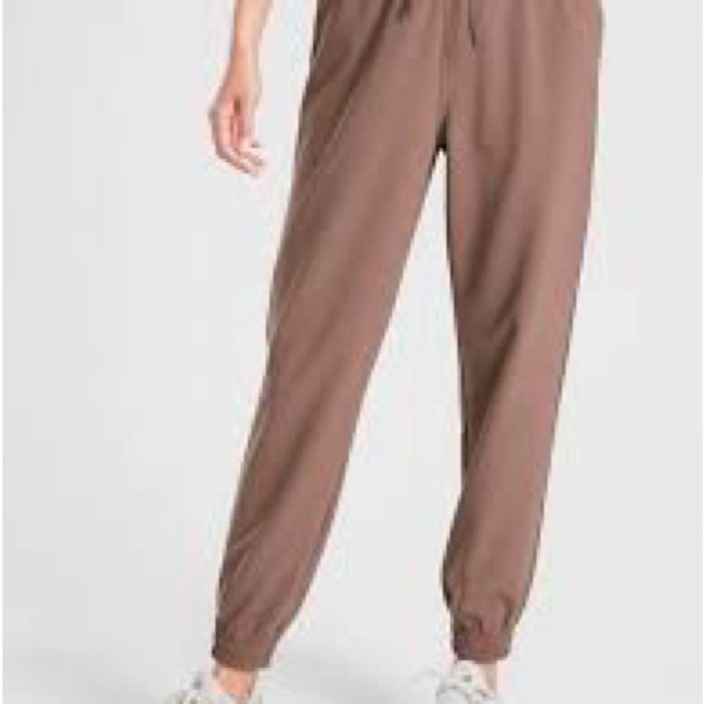 Athleta Metropolis Joggers in Mineral Brown. EUC